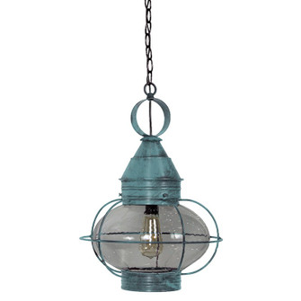 Onion One Light Hanging Lantern in Verdi Gris (196|2572-VG-MED-CSG)