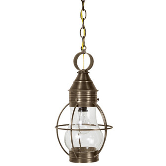 Bosc One Light Hanging Lantern in Dark Antique Brass (196|2722-DAB-MED-CLR)