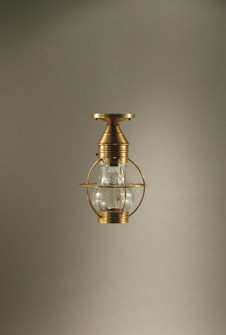 Bosc One Light Flush Mount in Antique Brass (196|2724-AB-MED-OPT)