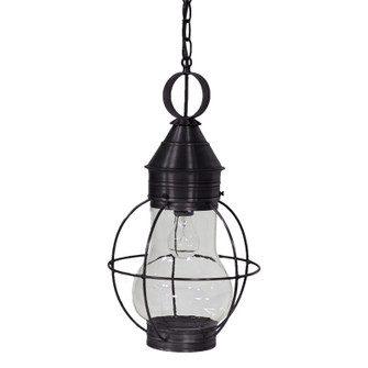 Bosc One Light Hanging Lantern in Dark Brass (196|2732-DB-MED-CLR)