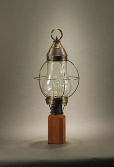 Bosc Three Light Post Mount in Dark Antique Brass (196|2743-DAB-LT3-CLR)