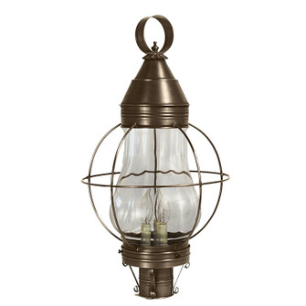 Bosc Three Light Post Mount in Dark Antique Brass (196|2743-DAB-LT3-OPT)