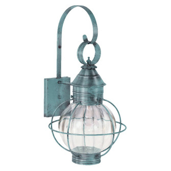 Round One Light Wall Mount in Verdi Gris (196|2831-VG-MED-OPT)