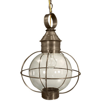 Round One Light Hanging Lantern in Dark Antique Brass (196|2842-DAB-MED-CSG)