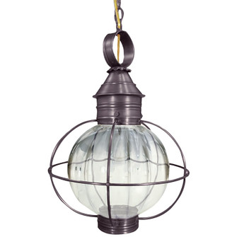 Round One Light Hanging Lantern in Dark Brass (196|2842-DB-MED-OPT)