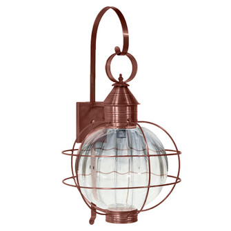 Round One Light Wall Mount in Antique Copper (196|2851-AC-MED-OPT)