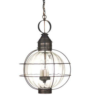 Round Three Light Hanging Lantern in Dark Brass (196|2852-DB-LT3-OPT)