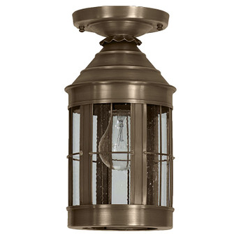 Heal One Light Flush Mount in Dark Antique Brass (196|3314-DAB-MED-SMG)