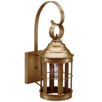 Heal One Light Wall Mount in Antique Brass (196|3317-AB-MED-CSG)