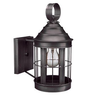 Heal One Light Wall Mount in Dark Brass (196|3317-DB-MED-CLR)