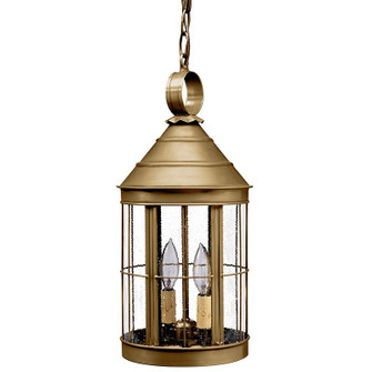 Heal Two Light Hanging Lantern in Antique Brass (196|3332-AB-LT2-SMG)