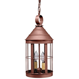 Heal Two Light Hanging Lantern in Antique Copper (196|3332-AC-LT2-CSG)