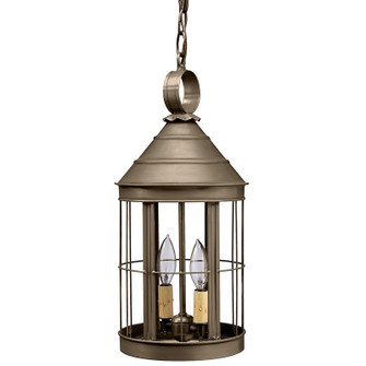 Heal Two Light Hanging Lantern in Dark Antique Brass (196|3332-DAB-LT2-CLR)