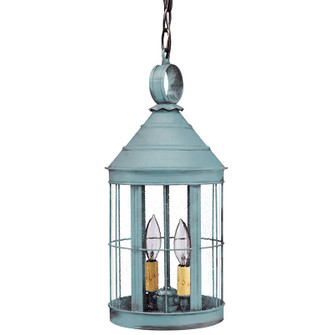 Heal Two Light Hanging Lantern in Verdi Gris (196|3332-VG-LT2-SMG)