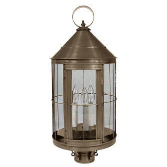 Heal Three Light Post Mount in Dark Antique Brass (196|3353-DAB-LT3-CSG)