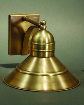 Barn One Light Wall Mount in Antique Brass (196|3421-AB-MED)