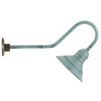 Barn One Light Wall Mount in Verdi Gris (196|3429-VG-MED)