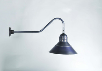 Barn One Light Wall Mount in Dark Brass (196|3446-DB-MED)