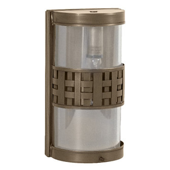Weave One Light Wall Lantern in Dark Antique Brass (196|351W-DAB-MED-FST)