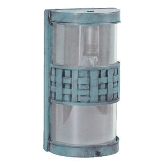 Weave One Light Wall Lantern in Verdi Gris (196|351W-VG-MED-FST)