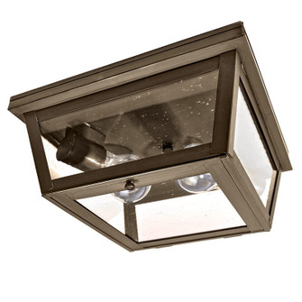 Flush Two Light Flush Mount in Dark Antique Brass (196|4204-DAB-MED2-CSG)