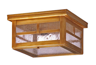 Flush One Light Flush Mount in Antique Brass (196|4304-AB-MED-SMG)