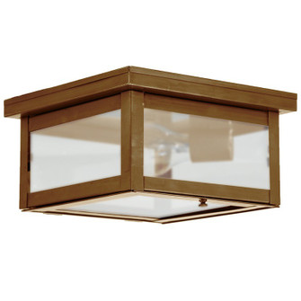Flush One Light Flush Mount in Antique Brass (196|4314-AB-MED-FST)