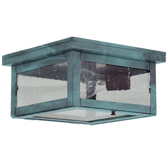 Flush One Light Flush Mount in Verdi Gris (196|4314-VG-MED-SMG)
