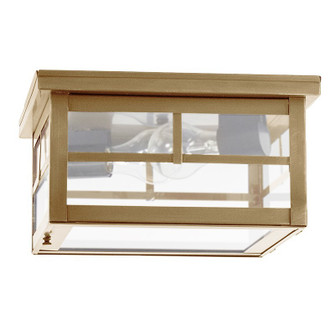 Flush Two Light Flush Mount in Antique Brass (196|4404-AB-MED2-FST)