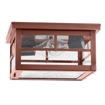 Flush Two Light Flush Mount in Antique Copper (196|4404-AC-MED2-SMG)