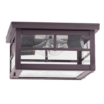 Flush Two Light Flush Mount in Dark Brass (196|4404-DB-MED2-SMG)