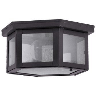 Flush One Light Flush Mount in Dark Brass (196|4504-DB-MED-SMG)
