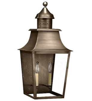 Sharon Two Light Wall Mount in Dark Antique Brass (196|5551-DAB-LT2-SMG)