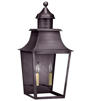Sharon Two Light Wall Mount in Dark Brass (196|5551-DB-LT2-CLR)