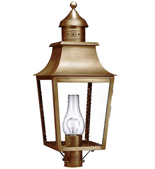 Sharon One Light Post Mount in Antique Brass (196|5553-AB-CIM-SMG)