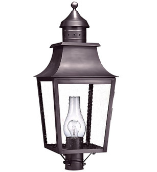 Sharon One Light Post Mount in Dark Brass (196|5553-DB-CIM-SMG)