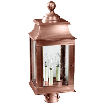 Concord Three Light Post Mount in Antique Copper (196|5633-AC-LT3-SMG)