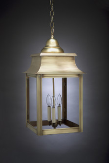 Concord Three Light Hanging Lantern in Antique Brass (196|5652-AB-LT3-CLR)