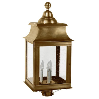 Concord Three Light Post Mount in Antique Brass (196|5653-AB-LT3-CSG)