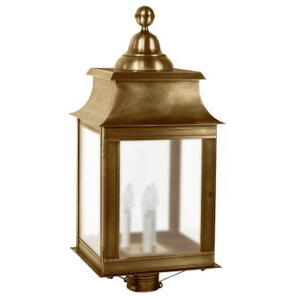 Concord Three Light Post Mount in Antique Brass (196|5653-AB-LT3-FST)