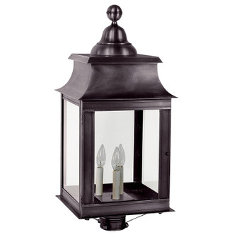 Concord Three Light Post Mount in Dark Brass (196|5653-DB-LT3-CLR)