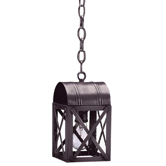 Adams One Light Hanging Lantern in Dark Brass (196|6012-DB-MED-SMG)