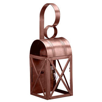Adams One Light Wall Mount in Antique Copper (196|6031-AC-MED-CLR)