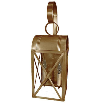 Adams Two Light Wall Mount in Antique Brass (196|6051-AB-LT2-CSG)