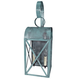 Adams Two Light Wall Mount in Verdi Gris (196|6051-VG-LT2-CLR)