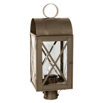 Adams One Light Post Mount in Dark Antique Brass (196|6053-DAB-CIM-SMG)