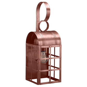 Adams One Light Wall Mount in Antique Copper (196|6141-AC-MED-CLR)