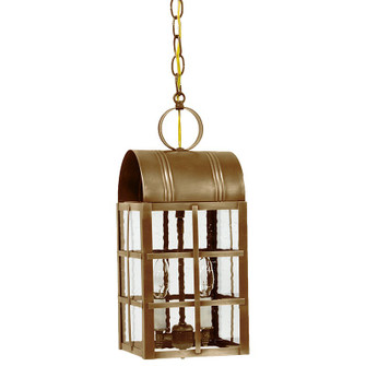 Adams Two Light Hanging Lantern in Antique Brass (196|6142-AB-LT2-CSG)
