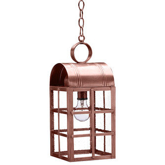 Adams One Light Hanging Lantern in Antique Copper (196|6142-AC-MED-SMG)