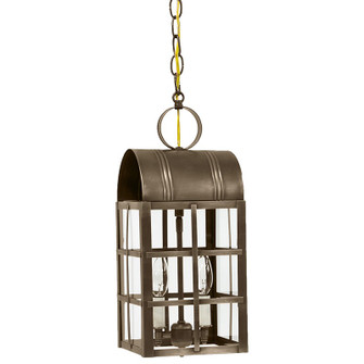 Adams Two Light Hanging Lantern in Dark Antique Brass (196|6142-DAB-LT2-CLR)